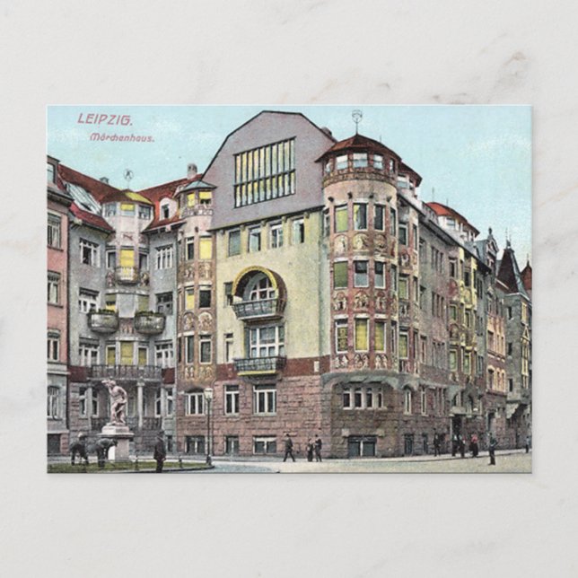 Ancienne carte postale - Märchenhaus, Leipzig (Devant)