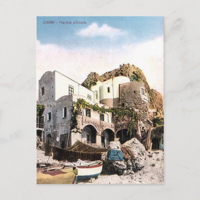 Ancienne carte postale - Marina Piccola, Capri, It (Devant)