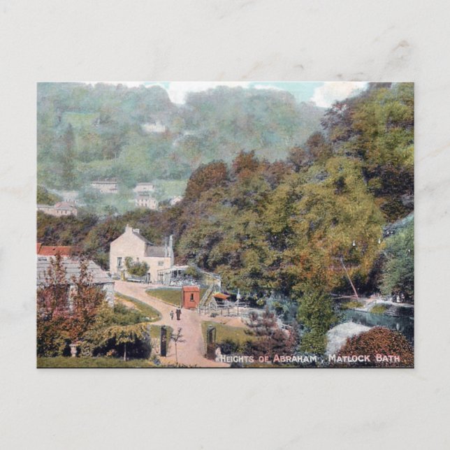 Ancienne carte postale - Matlock Bath, Derbyshire (Devant)