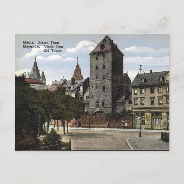 Ancienne carte postale - Mayence, Allemagne (Devant)