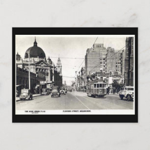 Ancienne carte postale - Melbourne, Australie