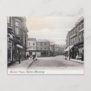 Ancienne carte postale - Melton Mowbray, Leicester