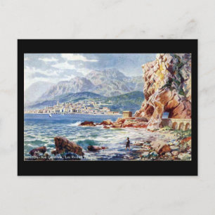 Ancienne carte postale - Menton, France
