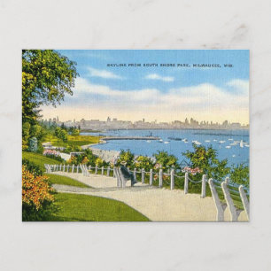 Ancienne carte postale - Milwaukee, Wisconsin, USA