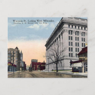 Ancienne carte postale - Milwaukee, Wisconsin, USA