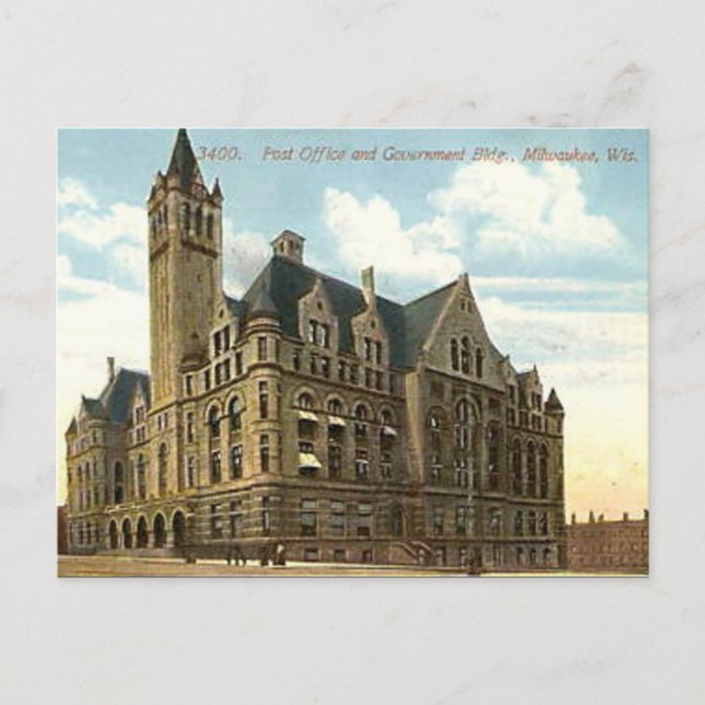 Ancienne carte postale - Milwaukee, Wisconsin, USA (Devant)