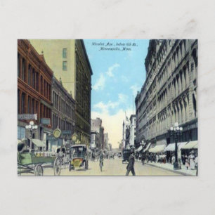 Ancienne carte postale - Minneapolis, Minnesota, É