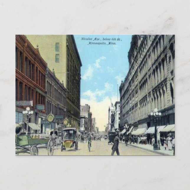 Ancienne carte postale - Minneapolis, Minnesota, É (Devant)