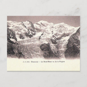 Ancienne carte postale - Mont Blanc, Haute Savoie