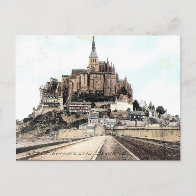 Ancienne carte postale - Mont-Saint-Michel, Manche (Devant)