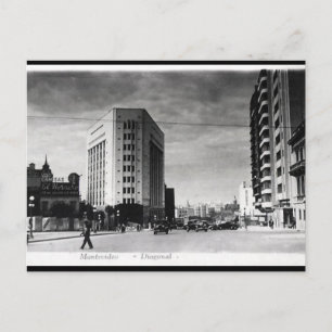Ancienne carte postale - Montevideo, Uruguay