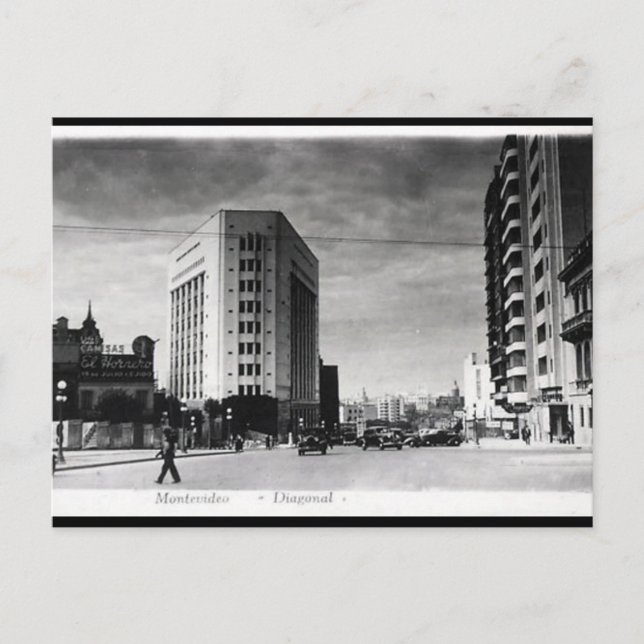 Ancienne carte postale - Montevideo, Uruguay (Devant)