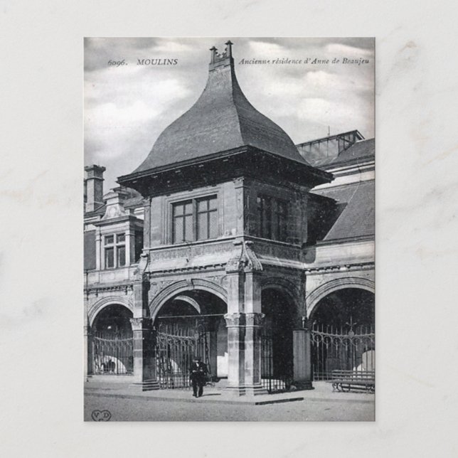 Ancienne carte postale - Moulins, Allier, France (Devant)