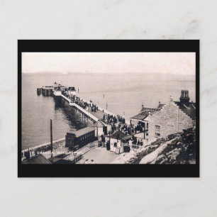 Ancienne carte postale - Mumbles Pier, près de Swa