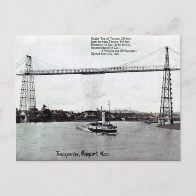 Ancienne carte postale - Newport, Monmouth (Devant)