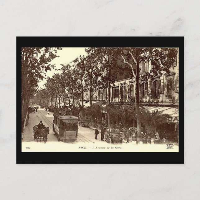 Ancienne carte postale - Nice, France (Devant)