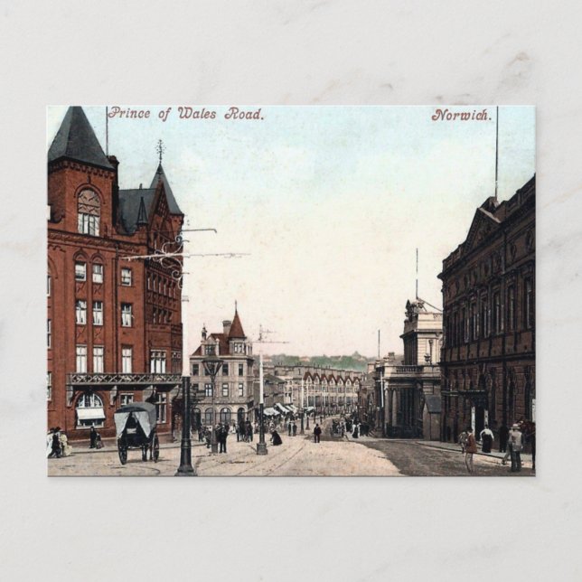 Ancienne carte postale - Norwich, Norfolk (Devant)