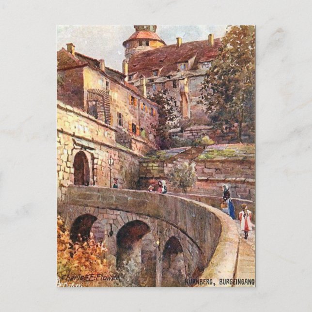 Ancienne carte postale - Nürnburg (Nuremburg), All (Devant)