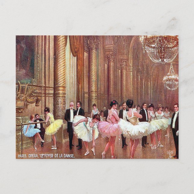 Ancienne carte postale - Opéra de Paris (Devant)