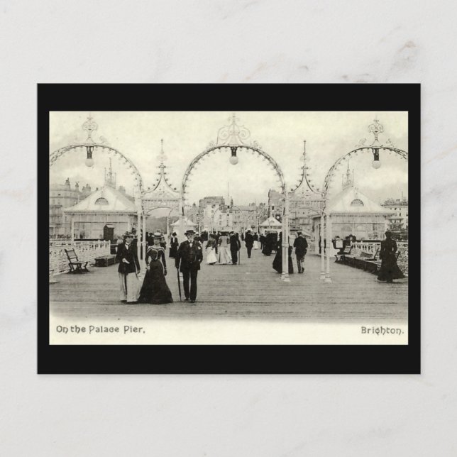Ancienne carte postale - Palace Pier, Brighton (Devant)