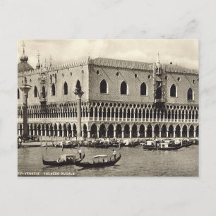 Ancienne carte postale - Palazzo Ducale, Vénétie