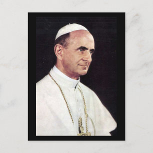 Ancienne carte postale - Pape Paul VI