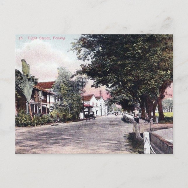 Ancienne carte postale - Penang, Malaisie (Devant)
