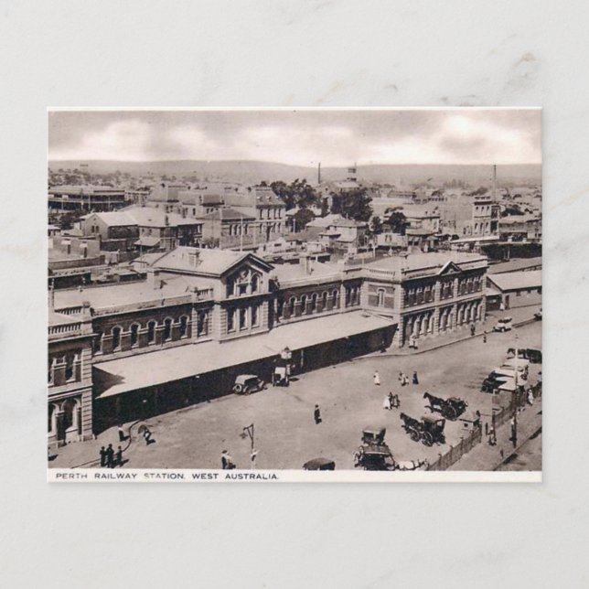 Ancienne carte postale - Perth, Australie occident (Devant)