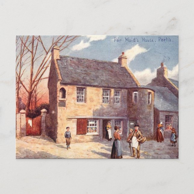Ancienne carte postale - Perth, Écosse (Devant)