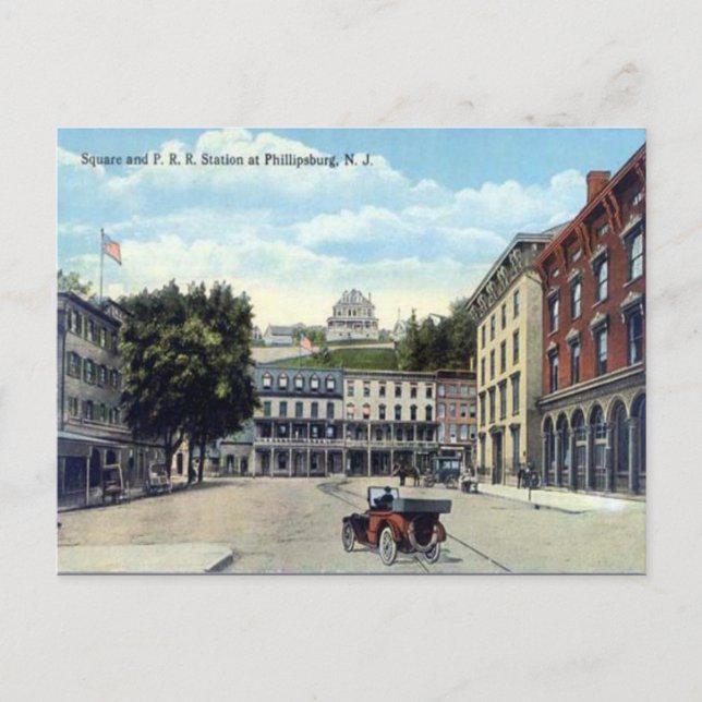 Ancienne carte postale - Phillipsburg, New Jersey (Devant)