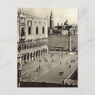 Ancienne carte postale - Piazzetta San Marco, Vene