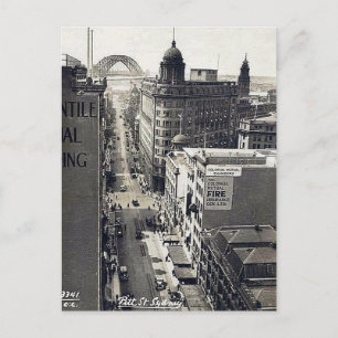 Ancienne Carte Postale - Pitt Street. Sydney, NSW