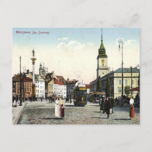 Ancienne Carte Postale - Plac Zamkowy, Varsovie, P