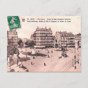 Ancienne carte postale - Place Darcy, Dijon, Franc