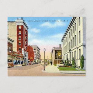 Ancienne carte postale - Pocatello, Idaho, États-U