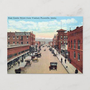 Ancienne carte postale - Pocatello, Idaho, États-U