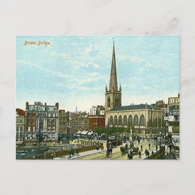 Ancienne carte postale - Pont Bristol (Devant)