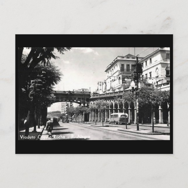 Ancienne carte postale - Porto Alegre, Brésil (Devant)