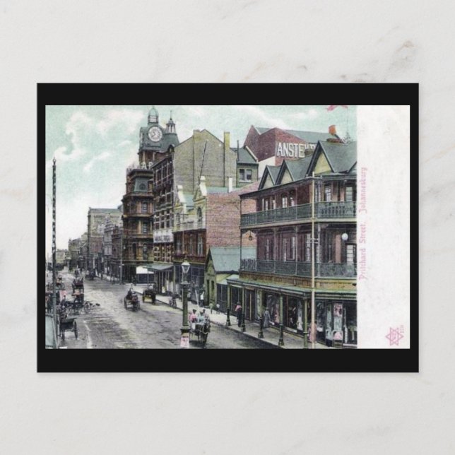 Ancienne carte postale - Pritchard St, Johannesbur (Devant)