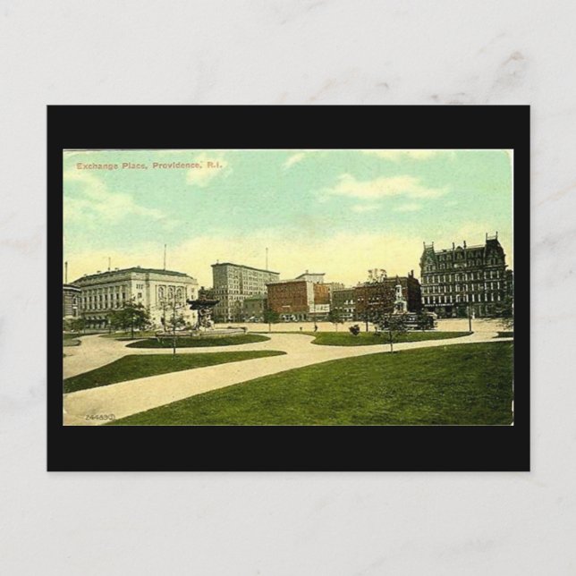Ancienne carte postale - Providence, RI, 1910 (Devant)