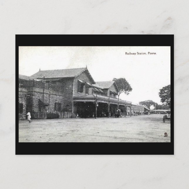 Ancienne carte postale - Pune, Inde (Devant)