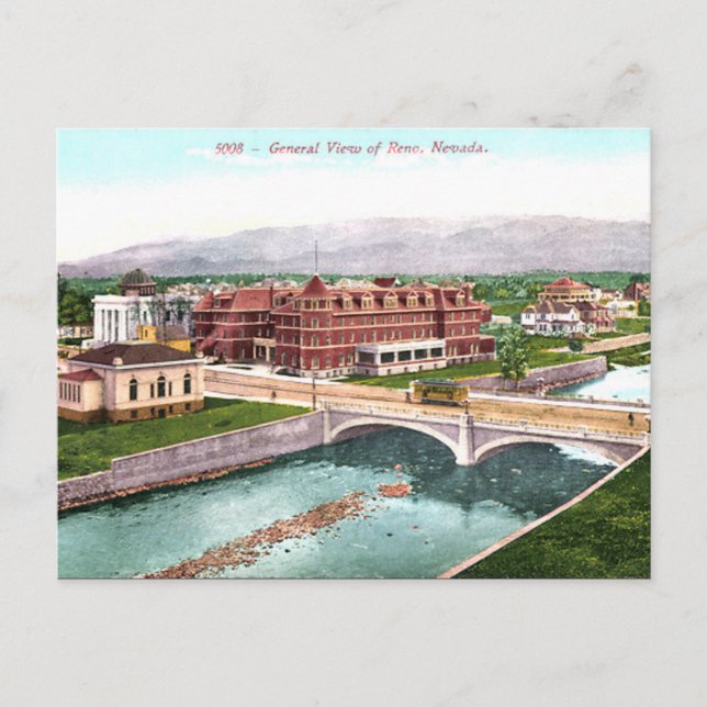 Ancienne carte postale - Reno, Nevada, USA (Devant)
