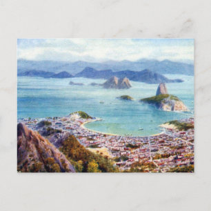 Ancienne carte postale - Rio de Janeiro, Brésil