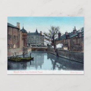 Ancienne carte postale - River Wandle, Londres