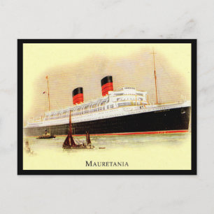 Ancienne carte postale - RMS Mauretania