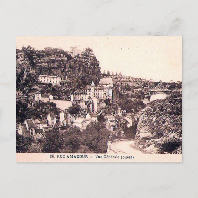 Ancienne carte postale - Rocamadour, Lot (Devant)