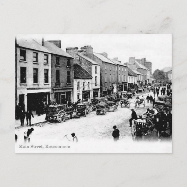 Ancienne carte postale - Roscommon, Irlande (Devant)