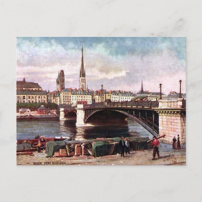 Ancienne carte postale - Rouen, Seine Maritime (Devant)