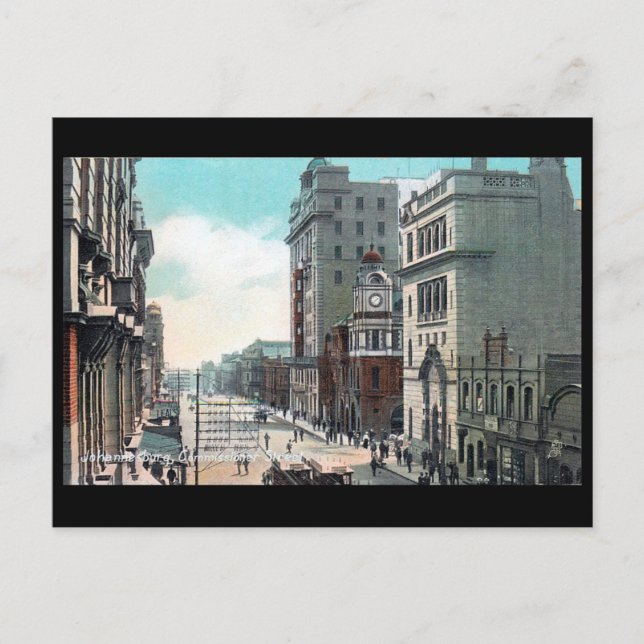 Ancienne carte postale - rue Commissaire, Johannes (Devant)