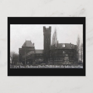 Ancienne carte postale - Ruines du Théat commémora